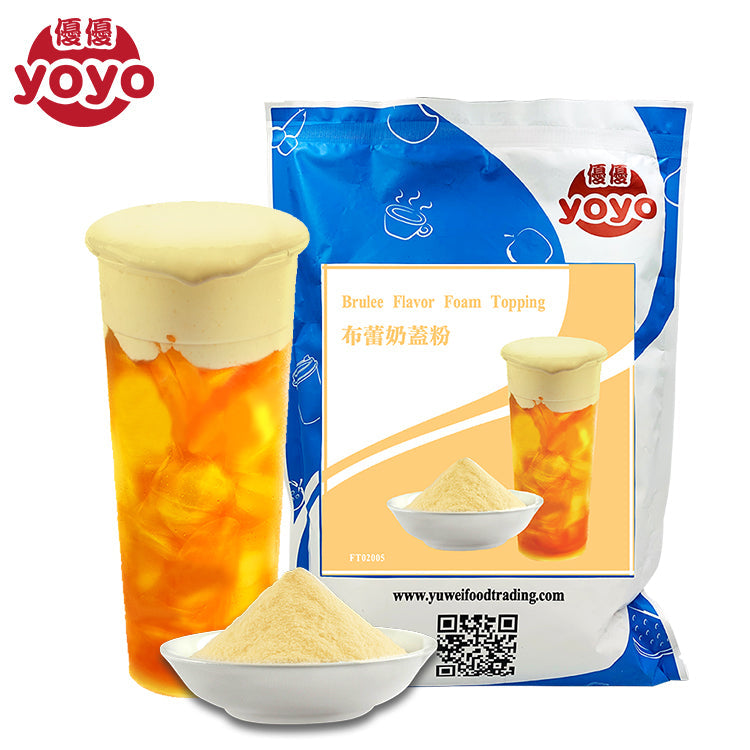 Brulee Flavor Foam Topping Milk Foam Powder