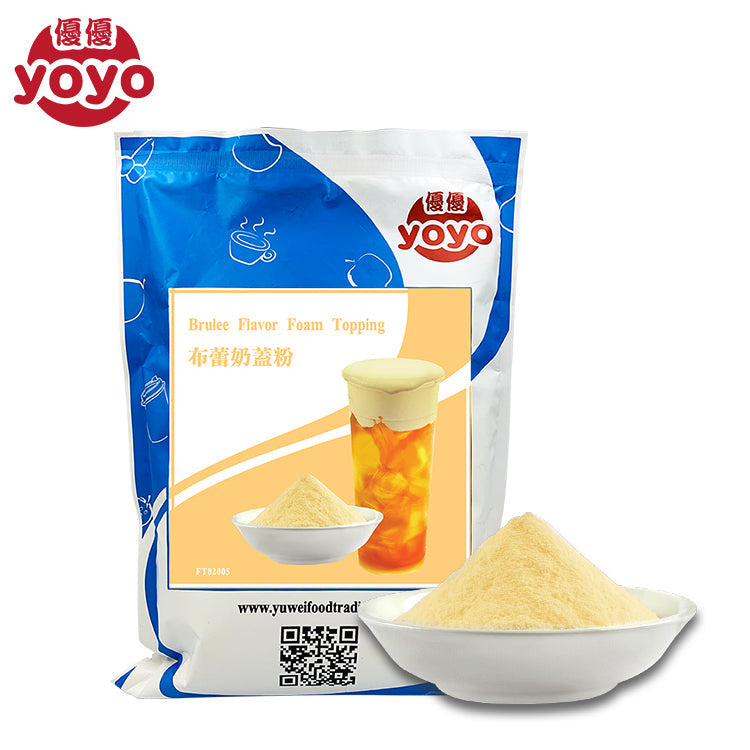 Brulee Flavor Foam Topping Milk Foam Powder
