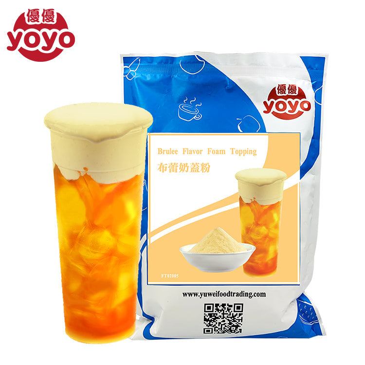 Brulee Flavor Foam Topping Milk Foam Powder
