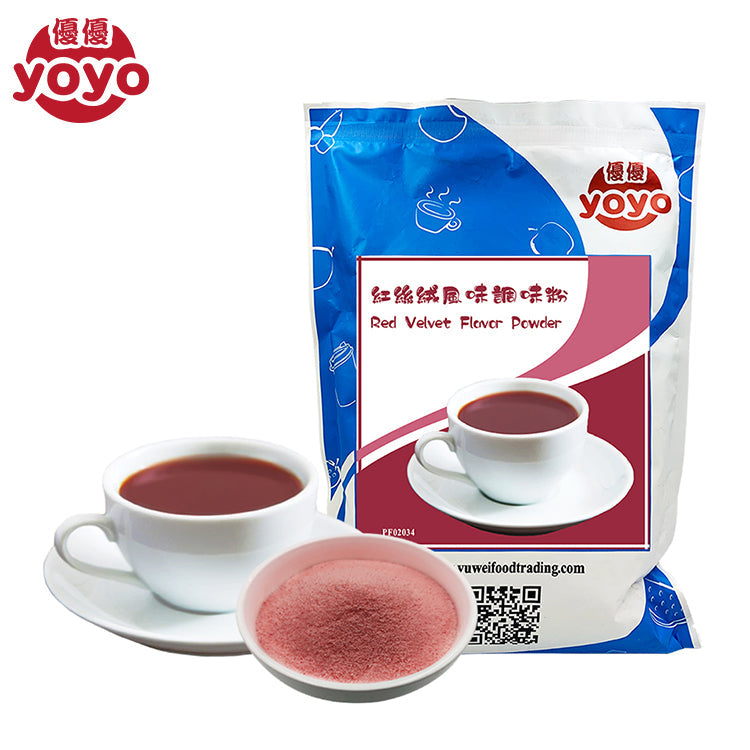 Poudre à saveur de velours rouge