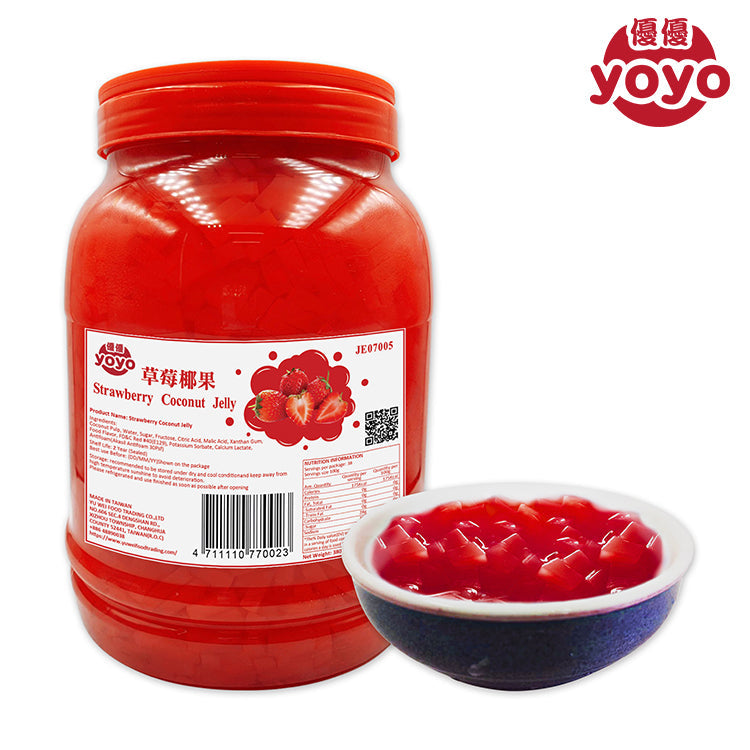 Gelée De Fraise Et De Noix De Coco