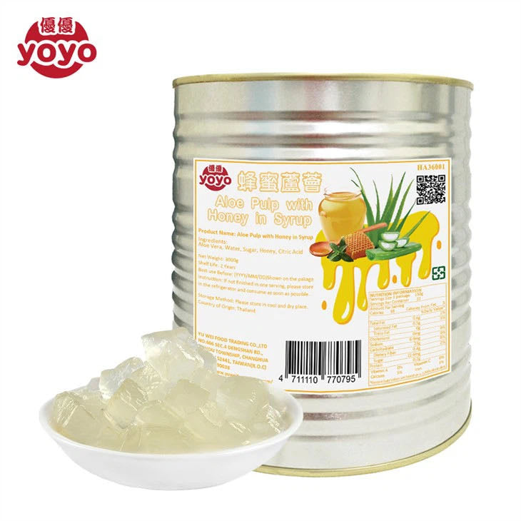 Aloe Pulp with Honey in Syrup