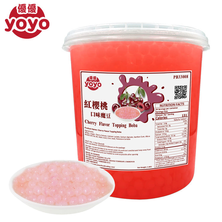 Cherry Flavor Popping Boba