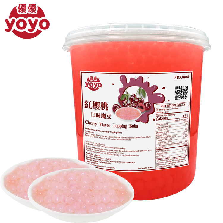 Cherry Flavor Popping Boba