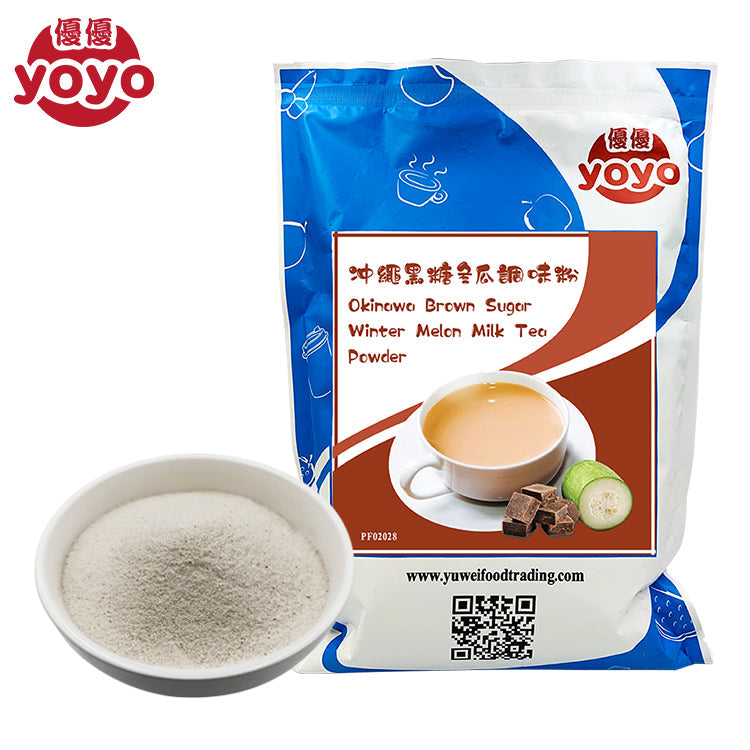 Poudre de thé au lait de melon d'hiver à la cassonade d'Okinawa