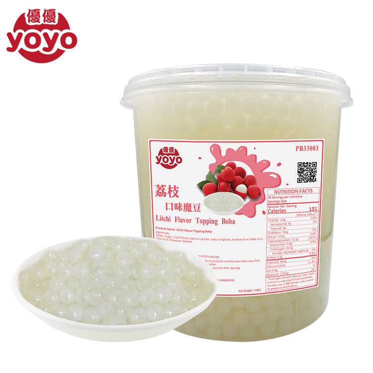 Boba Popping Saveur Litchi