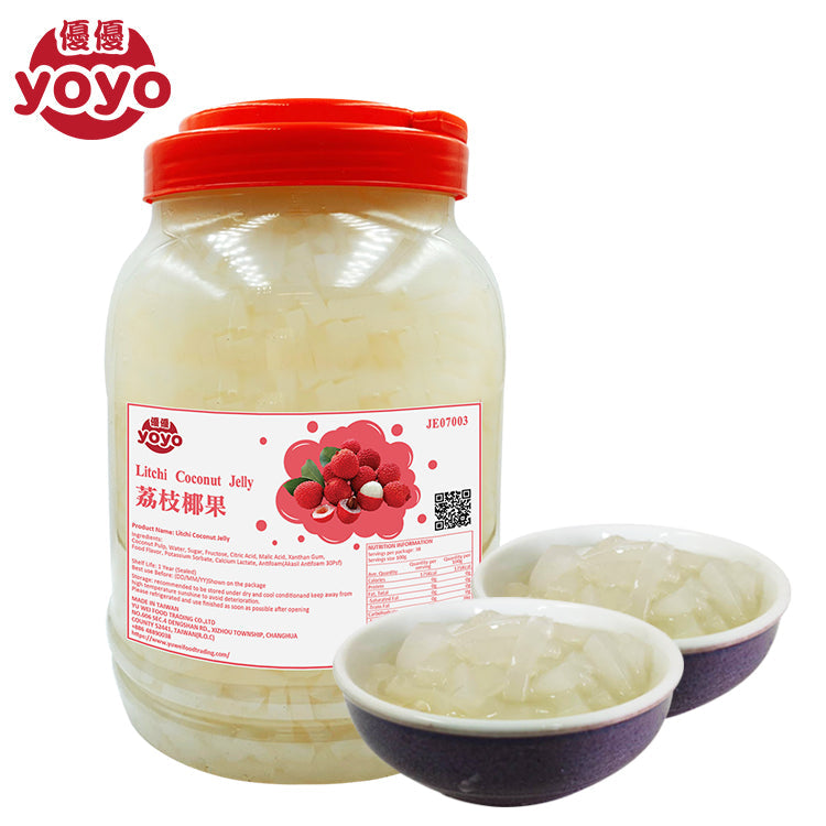 Litchi Coconut Jelly