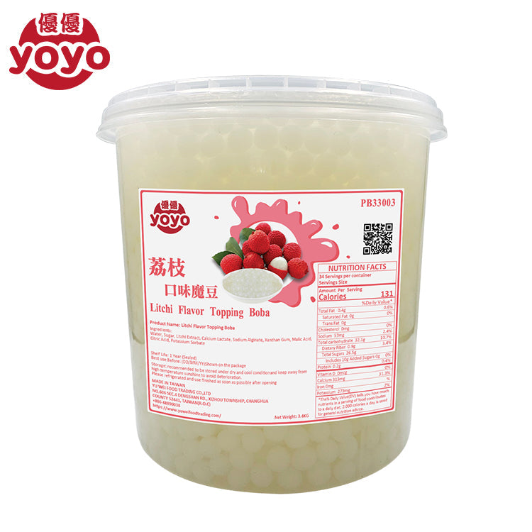 Boba Popping Saveur Litchi