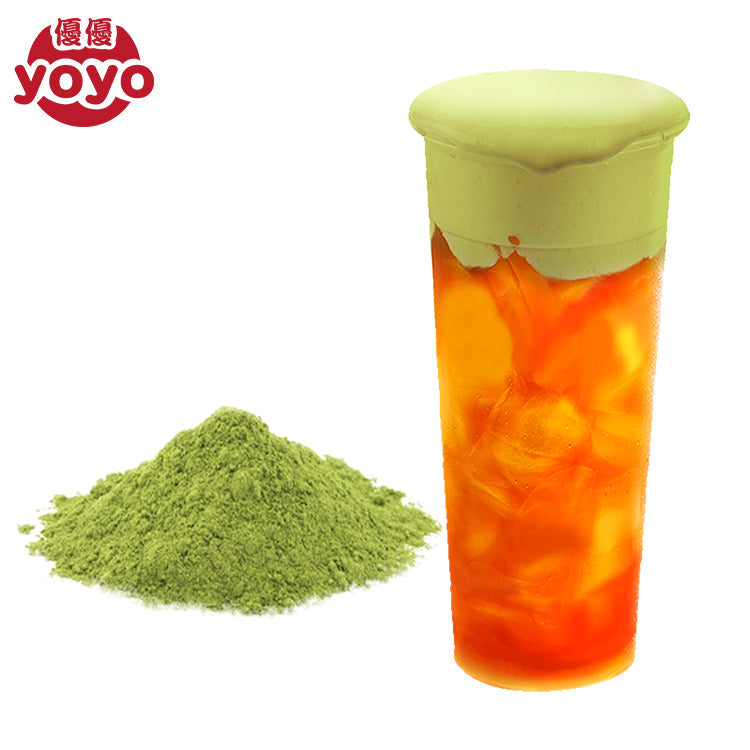 Matcha Flavor Foam Topping Milk Foam Powder