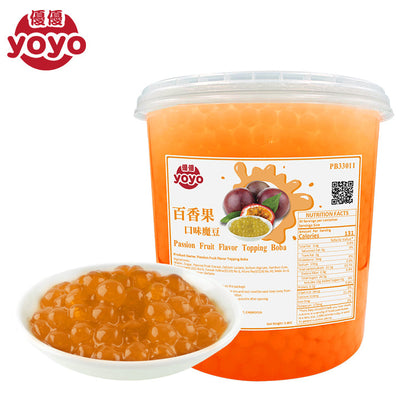 Passion Fruit Flavor Popping Boba