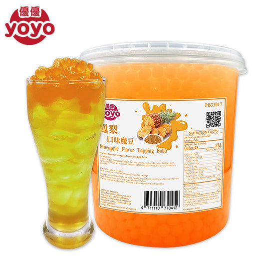 Pineapple Flavor Popping Boba