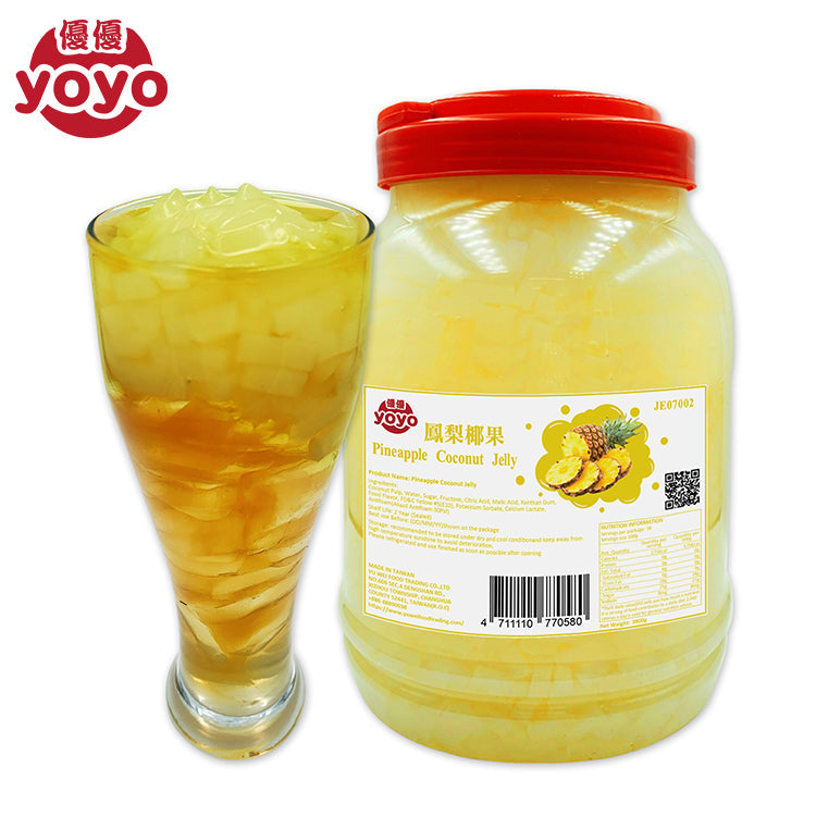 Pineapple Coconut Jelly