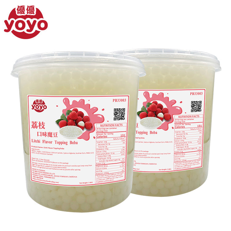 Boba Popping Saveur Litchi