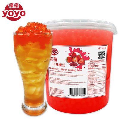 Strawberry Flavor Popping Boba